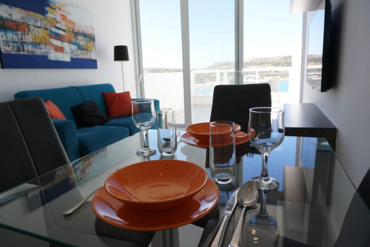 Sea View Penthouse Mellieha Bay Apartment Екстериор снимка
