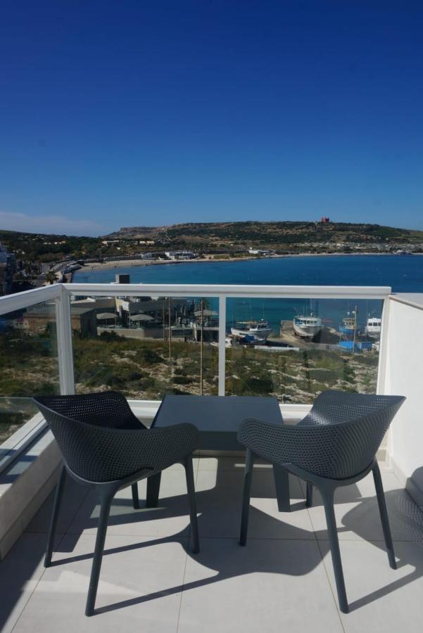 Sea View Penthouse Mellieha Bay Apartment Екстериор снимка