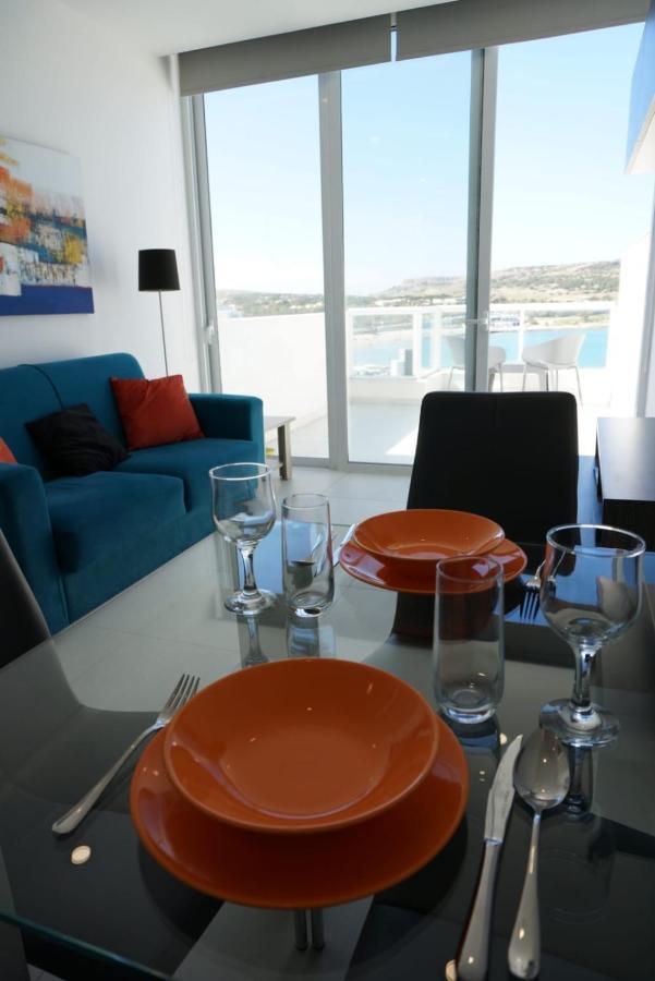 Sea View Penthouse Mellieha Bay Apartment Екстериор снимка